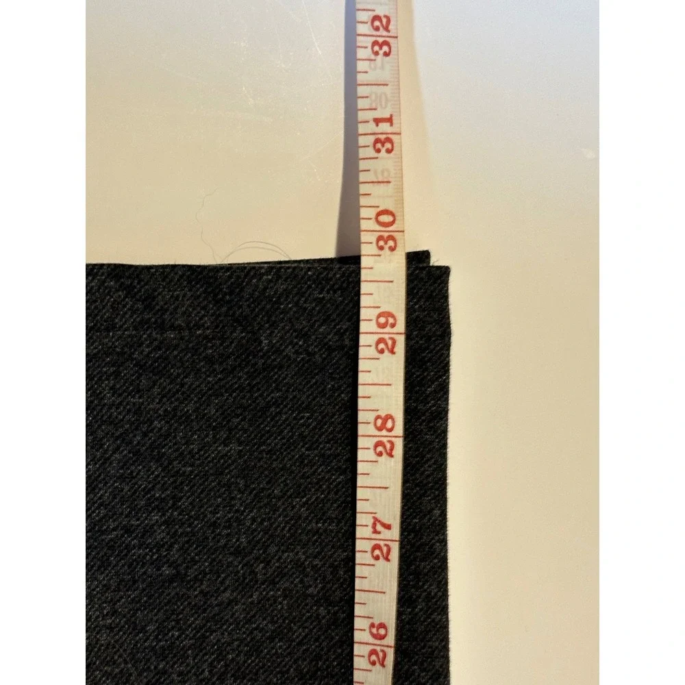 Calvin Klein Women's Slim Fit Heathered Charcoal Gray Dress‎ Pants Size 4